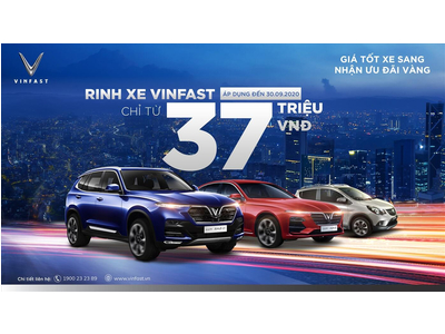 MUA XE VINFAST TRẢ GÓP VỚI 37 TRIỆU TẠI VINFAST BẮC NINH